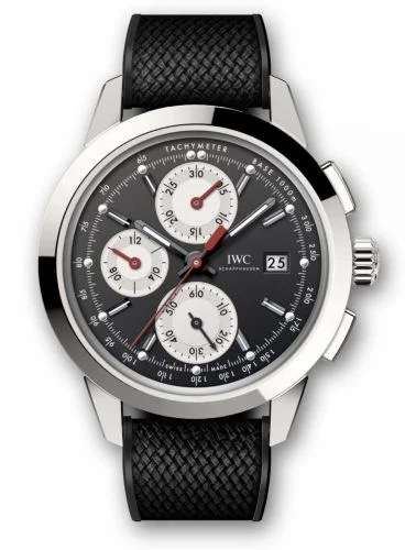IWC Ingenieur Chronograph Custom Stainless Steel / Black-Silver-Red / Rubber IW3808-CB (IW3808CB)